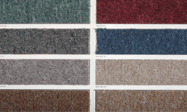 The Crusader Carpet is available in eight vibrant, bold colours